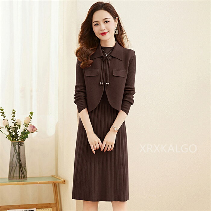 ニット セットアップ レディース ニットベスト 洗える 長袖ワンピース セレモニースーツ リクルート大きいサイズ フォーマルスーツ スカートスーツ オールシーズン オフィス通勤 50代 40代 30代 七五三 お宮参り 母親 服装 女性 上品 プレゼント