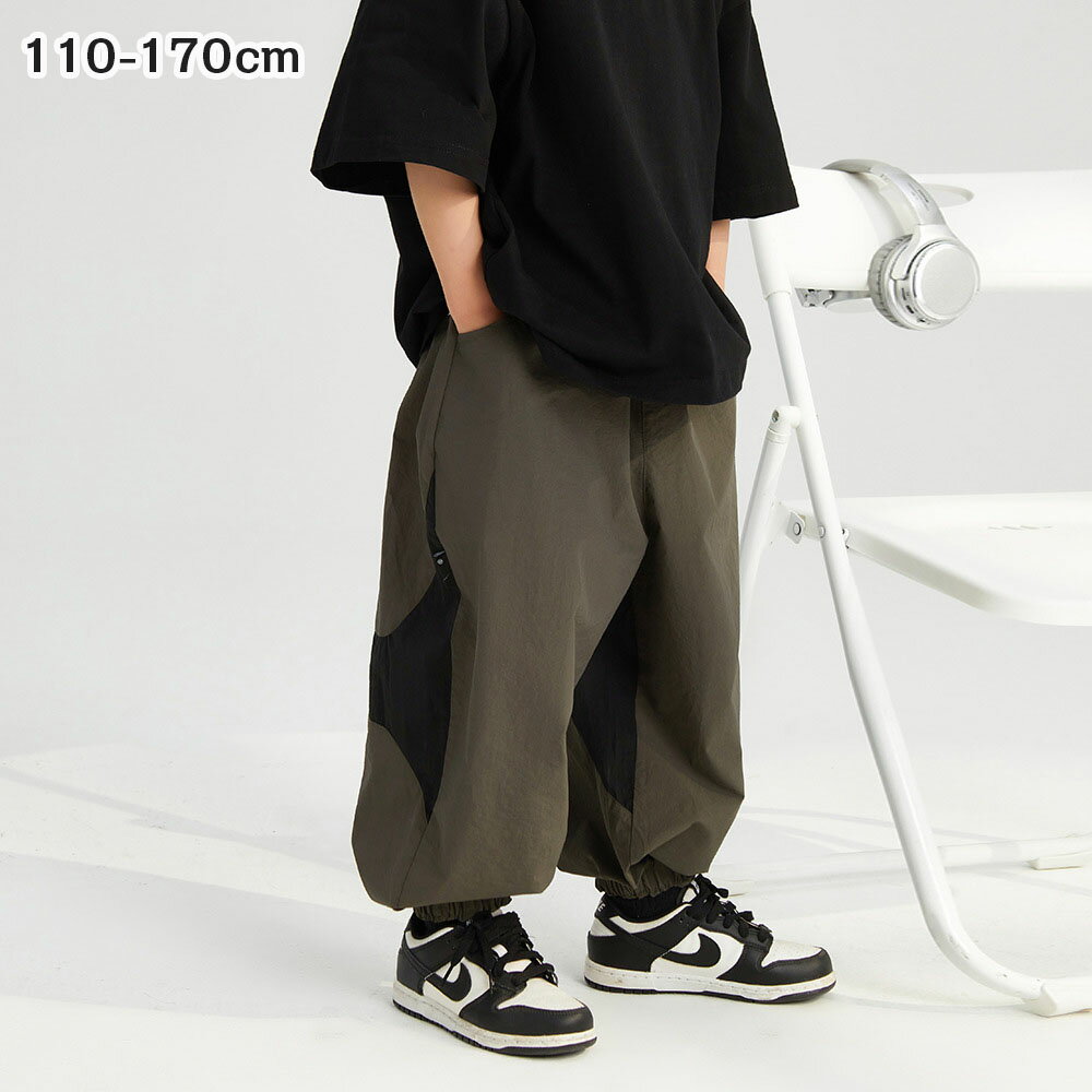 Rakuten - 【SALE10%OFF&5倍ポイント】キッズ長ズボン 長パンツ キッズ ズボン パンツ 子供 男の子 女の子 韓国ズボン 韓国ファッション 無地 お洒落 子供服 カジュアル 綿 ボーイズ 夏物 子供服 子ども服 中学生 小学生 キッズ ジュニア グリーン ソフト コットン 夏 110-170cm
