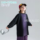 【5倍ポイントバック&200円OFF】子供服 男の子 フェイクレイヤード 重ね着 Tシャツ 長袖 普段着 通園 通学 秋 春物 100綿% ラウンドネック ブラック スウェット カットソー 通気 吸汗 トップス boy 子供服 男の子 女の子 110 120 130 140 150 160 170cm ロンT キッズ 3-9歳(4)