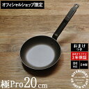 極Pro フライパン 鉄 20cm リバーライト 極プロ シリーズ 日本製 業務用 プロ仕様 レストラン 飲食店向け デバイヤー好み 鉄製 コーティング無し 厚...
