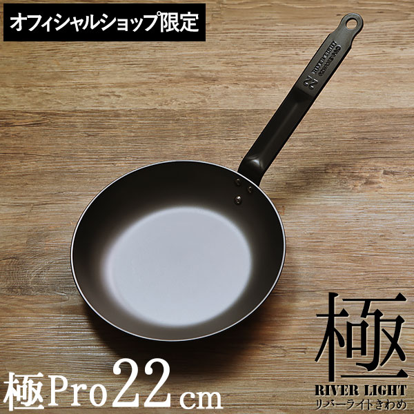 極Pro フライパン 鉄 22cm リバーライ