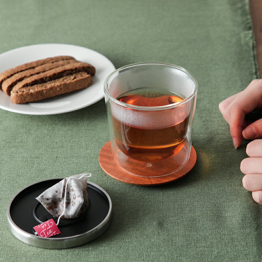 KINTO(キントー) LT ティーバッグカップ　260ml | グラス ティーカップ 蓋つき ダブルウォール 透明 クリア コーヒー 紅茶 耐熱 耐熱ガラス 食洗機 電子レンジ おしゃれ ギフト 祝い ティーバック置きのサムネイル