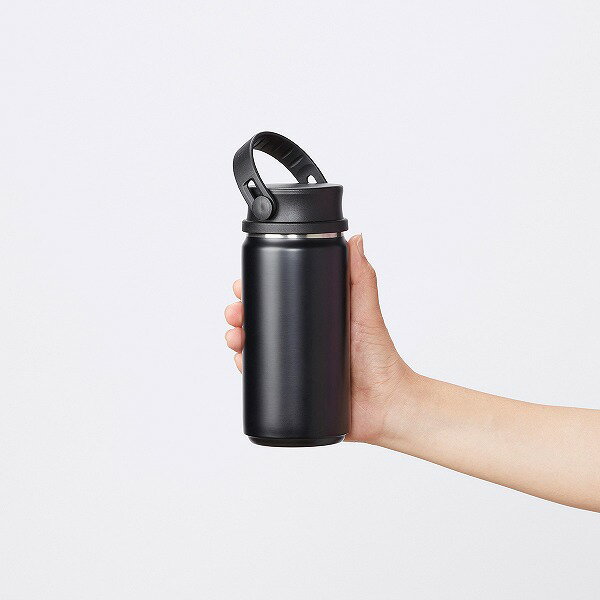 MOTTERUサーモハンドルスタイルボトル　350ml　MO-3001-009　BK