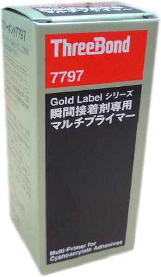 [硬化促進剤]（株）スリーボンド THREEBOND 硬化促進剤 瞬間接着剤用プライマー TB7797 100ml 透明（7797AF） 1本【374-8821】