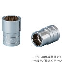 ソケット 京都機械工具（株） KTC インチ 12．7sq．ソケット（十二角）1−5／16inch B4-1-5/16W 1個【146-2372】