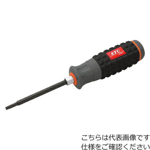 [ヘックスローブドライバー]京都機械工具（株） KTC　樹脂柄T型トルクスドライバT15　D1T-T15 1本【383-7297】(4)