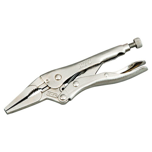 Pliers Other - ■[ロングノーズグリッププライヤー]京都機械工具（株） KTC ロッキングプライヤー ロングノーズ（ワイヤーカッター付） 全長220mm 225LN 1丁【453-5847】【代引不可商品】【メール便1個まで対象商品】