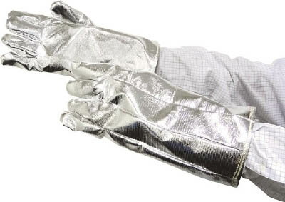 [耐熱手袋]【送料無料】ニューテックス・インダストリー社　ニューテックス ジーフレックス　アルミ被覆手袋　28cm　2100142　1双【784-8455】【代引不可商品】【北海道・沖縄送料別途】【smtb-KD】
