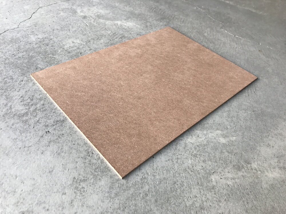 MDF ボード A5サイズ 20枚 （約148X210X2.5mm~2.9mm）木材 ウッド 木質 板 壁材 工作 合板 DIY クラフト 板材 画材 補修【※入荷時期によって色味が異なる場合がございます。】 ganbariya-11369647 ものづくりのがんばり屋 サンプル画像3