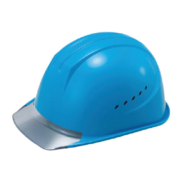 [透明バイザーヘルメット]（株）谷沢製作所 タニザワ エアライト搭載ヘルメット通気孔付き（PC製・透明..