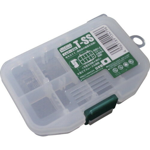 ■[パーツケース（樹脂製）]明邦化学工業（株） MEIHO トムケースSS SST 1個【481-8920】【代引不可商品】【メール便1個まで対象商品】