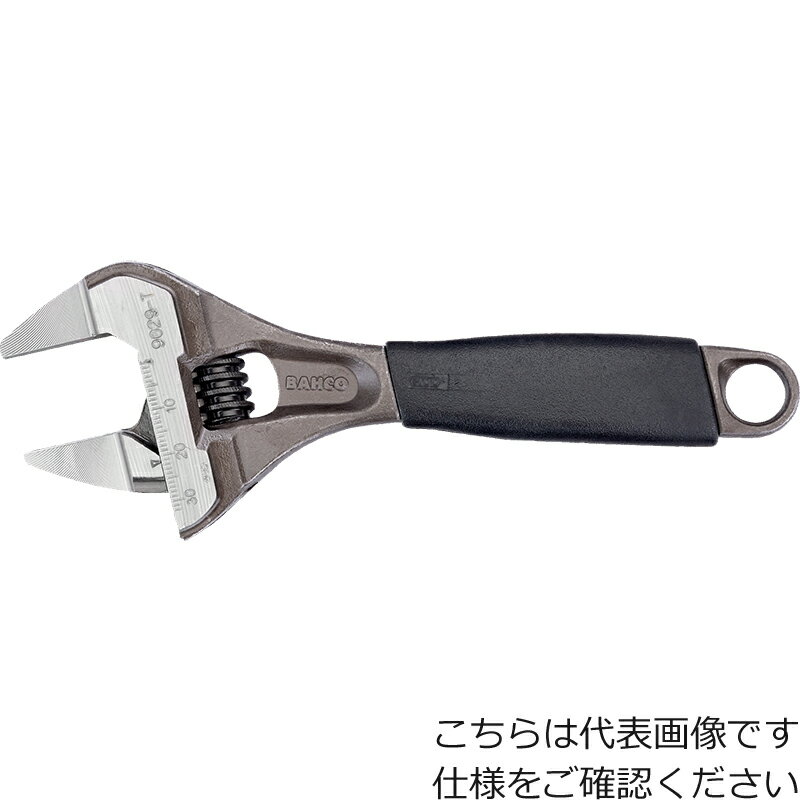 ■[モンキーレンチ]スナップオン・ツールズ（株） BAHCO 大口モンキーレンチ 最大口開き38mm 薄口ブラック仕上げ 9031-T 1丁【384-9597】【代引不可商品】【メール便1個まで対象商品】