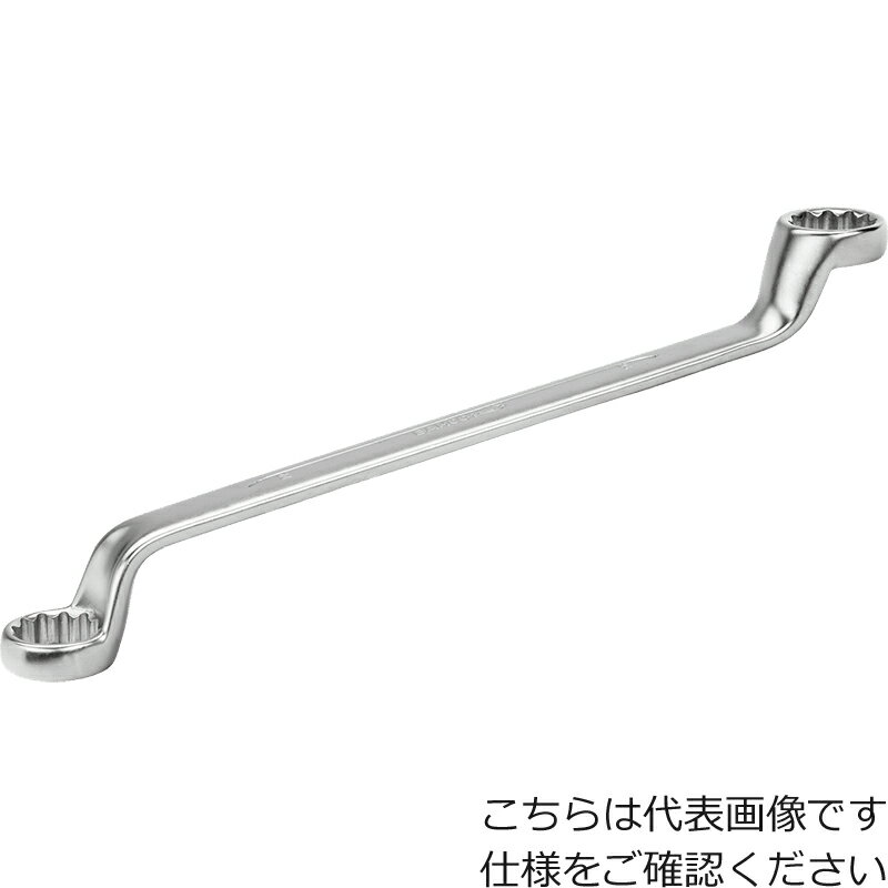 樂天商城 - [両口めがねレンチ]スナップオン・ツールズ（株） BAHCO ディープ・オフセット両口メガネ 対辺12×13 全長210 2M-12-13 1個【497-9273】