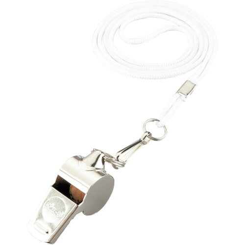 ■【3個までメール便で発送可能】[腕章]（株）日本緑十字社 緑十字 笛（ホイッスル） シルバー 笛−1 全..