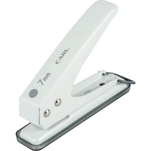 [パンチ]カール事務器（株） カール 1穴パンチ ホワイト 穴径7mm SD-170-W 1個