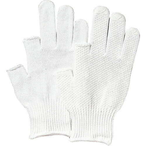 ■【3個までメール便で発送可能】[ウレタン背抜き手袋（指先コートタイプ）]おたふく手袋（株） おたふく 476 3本 指出し 指先 L 476-L 1双【代引不可】