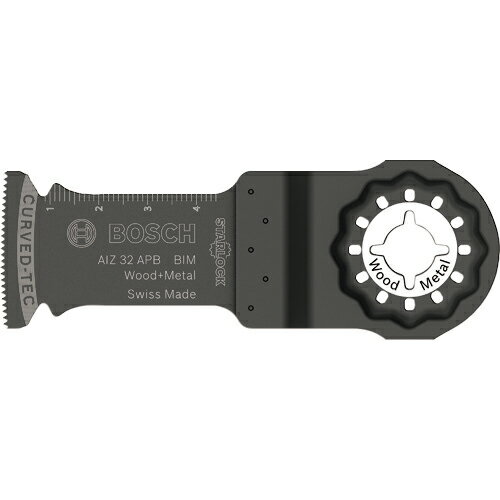 [マルチツール]ボッシュ（株） ボッシュ マルチツールブレード（カットソー）スターロック バイメタル 木材＆金属用 AIZ32APB 1S