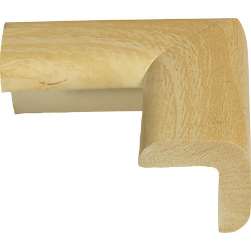 [クッション（L字型）]（株）カーボーイ CAR－BOY コーナーゴムパット ちび4P 木目ライト 1袋