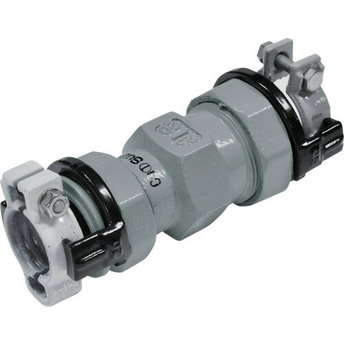 [水道配管用継手]（株）川西水道機器 SKカワニシ　ポリエチレン管×一般配管用ステンレス鋼管用異種管継手　SKXソケット　P30×Su30 SKX-S-P30XSU30 1個【674-0210】