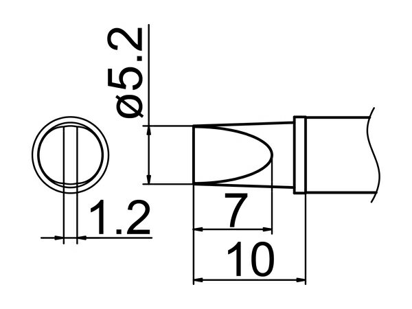 ■[ステーション型はんだこて]【マイナスドライバー型で、線・面の2つのあて方が可能なタイプ！】白光（..