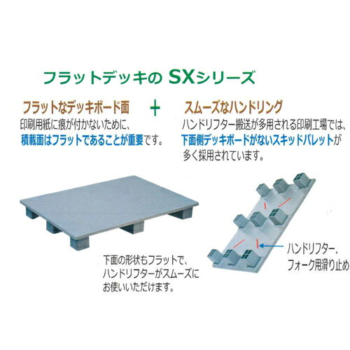 [異素材パレット]【送料無料】日本プラパレット（株） NPC プラスチックパレットSX...