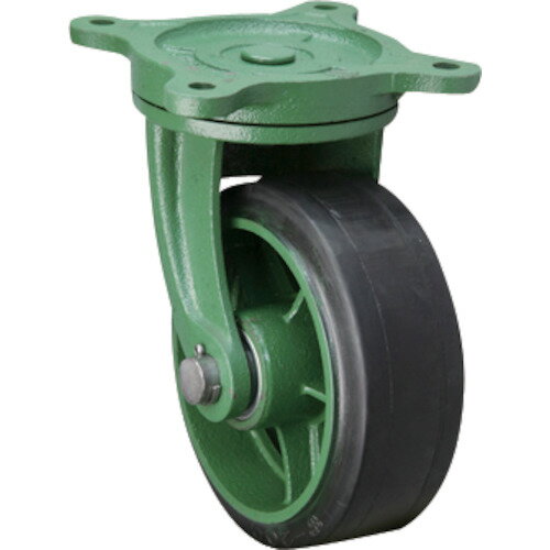 [プレート式鋳物製金具キャスター]（株）東北車輛製造所 東北車輛製造所 鋳物製キャスター 幅広型自在..