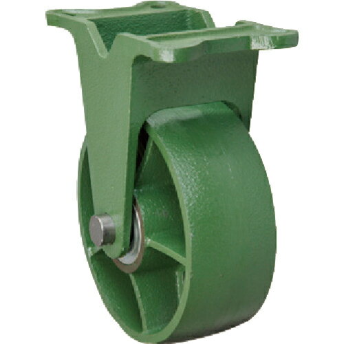 [プレート式鋳物製金具キャスター]（株）東北車輛製造所 東北車輛製造所 鋳物製キャスター 幅広型固定..