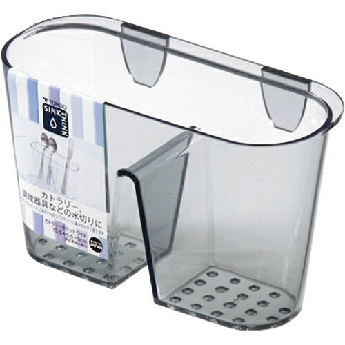 [水切り]新輝合成（株） TONBO シンクシンクカトラリーポケットワイド 03007 1個【149-4982】