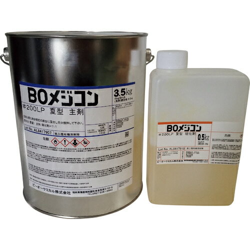 [エポキシ系接着剤2液タイプ]日塗化学（株） 日塗化学 BOメジコン＃200LP 4kgセット 2001KN 1缶【200-8..