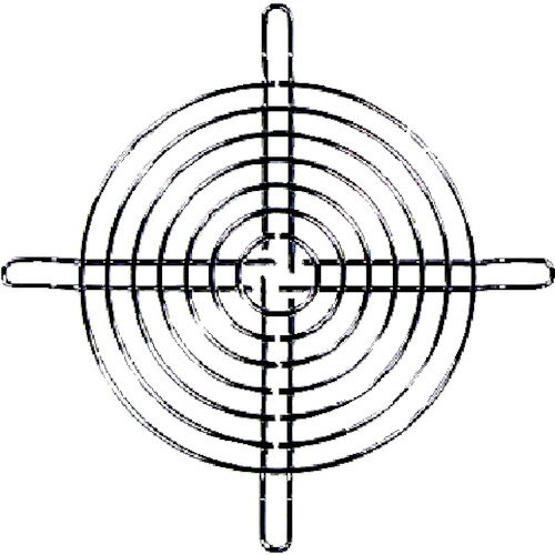 冷却ファン用オプション 山洋電気（株） SanAce フィンガーガード （□92mm用 φ100mm用 吸込側 吐出側兼用） 109-099E 1個【353-2097】