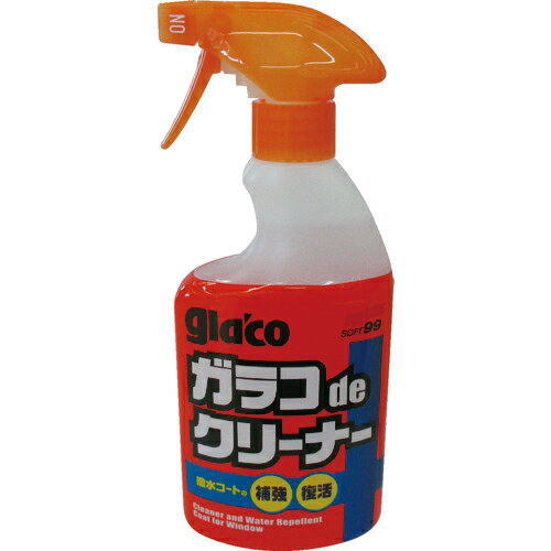[ガラス用クリーナー（洗車用品）]（株）ソフト99コーポレーション glaco ガラコdeクリーナー 1本【478-7790】