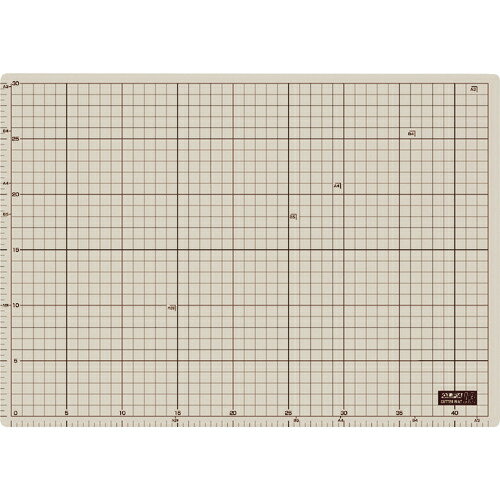 【特長】●安定したカッティングに欠かせないカッティングマットです。●軟・硬・軟の塩ビの3層構造で、両面とも使用できます。●表は目に優しいソフトグレー、裏は落ち着いた印象のブラウンのカラーリングです。●グリーン購入法適合品です。●GPNエコ商品ネット掲載品です。【用途】●カッターを使用する際に下に敷くカッティングマットです。●刃の持ちがよくなります。【仕様】●サイズ：A3●間口(mm)：320●奥行(mm)：450●厚さ(mm)：2【材質／仕上】●両面:ポリ塩化ビニール（80%再生）●中心材:ポリ塩化ビニール(75%再生）【注意】●塩ビ特有のにおいがあります。【原産国（名称）】日本【質量】416.000【質量単位】G【グリーン商品】【JANコード】4901165200167【メーカー名】オルファ（株）【関連キーワード：ものづくりのがんばり屋楽天市場店 手作業工具 ハサミ・カッター・鋸 カッティングマット OLFA CORPORATION. OLFA Cutter Mat Cutter mat A3 Hand Tools Scissors/Cutters/Saws Cutting Mats】