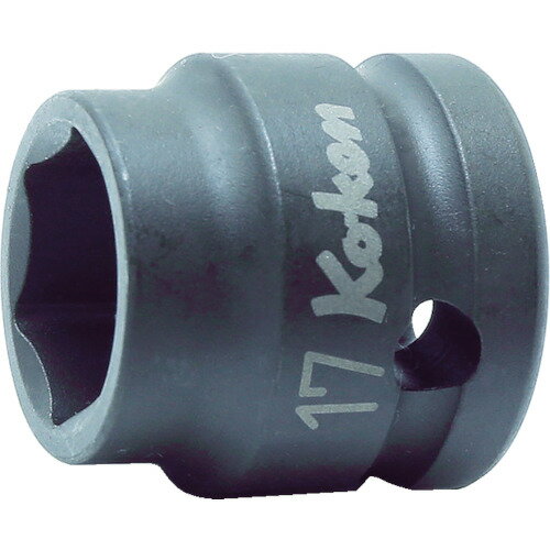 [インパクト用ソケット]（株）山下工業研究所 Ko−ken 12．7mm差込 インパクトショートソケット 19mm 14401MS19 1個【812-1671】