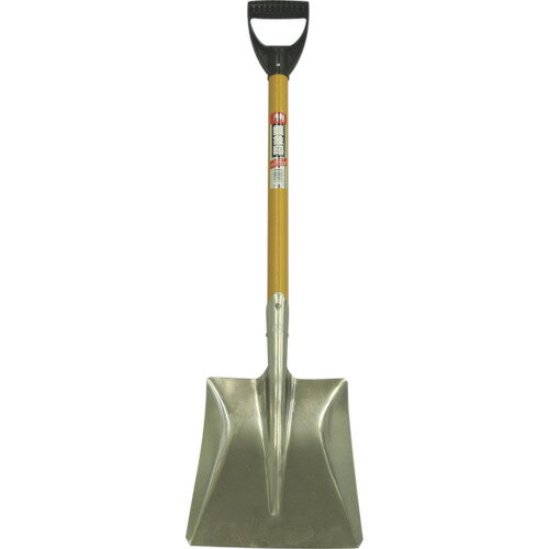★[ショベル（木柄）]浅香工業（株） 金象 銀象アルミショベル 角形 D柄 イエロー 001669 1本【851-0948..