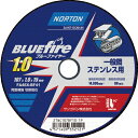 [切断砥石]サンゴバン（株） NORTON 切断砥石 ブルーファイヤー 107mm×1．0mm 2TWC107BF101P 10枚【208-3368】