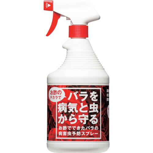 [防虫用品]中島商事（株） トヨチュー お酢でできたバラの病害虫予防スプレー900ml 422017 1本【422-4928】のサムネイル