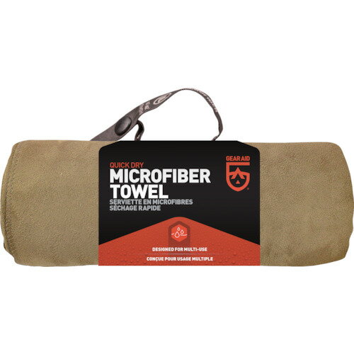[タオル]Gear Aid社 Gear Aid ウルトラコンパクトマイクロファイバータオルバッグ コヨーテL 44031 1個..