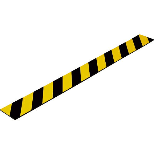 ★[クッション（シートタイプ）]（株）日本緑十字社 緑十字 トラ柄クッション 黄／黒 TRC−108 100×1000mm 厚み8mm 無反射タイプ 247050 1枚【828-0421】【代引不可商品】