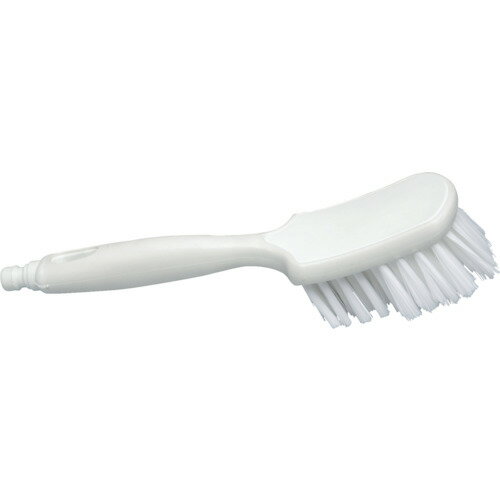[ハンドブラシ（HACCP対応）]（株）バーテック BURRTEC バーキュートプラス 通水ブラシ 白 BCP−CBWRHNW..