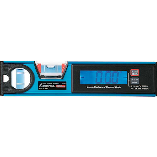 [デジタル水平器]【測定値が見やすい大型液晶です！】シンワ測定（株） シンワ ブルーレベル Jr． 2 デ..