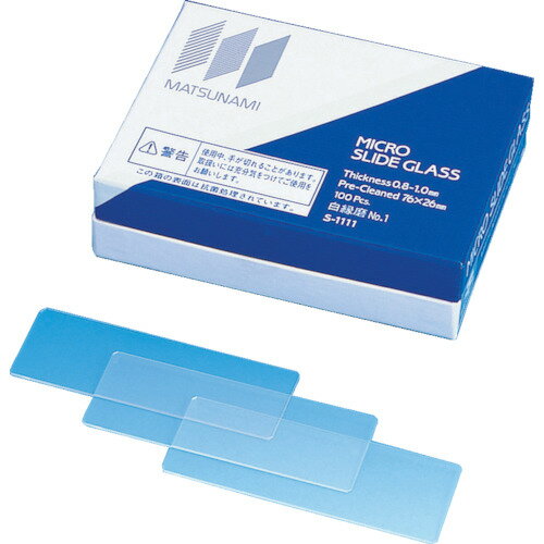 [顕微鏡用品]東京硝子器械（株） TGK スライドグラス S1214 100枚入 863141104 1箱（100枚入）【297-5602】【お取り寄せ品】