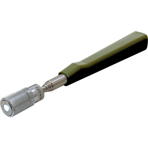 ■【3個までメール便で発送可能】[マグネットハンド]【取りにくい場所へアンテナを伸ばして、強力な磁力で金属片を拾える！】シンワ測定（株） シンワ マグネットハンド ピックアップマグネット H−4 アンテナ式 LEDライト付 72456 1本【代引不可】のサムネイル