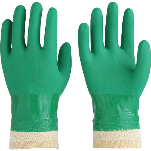 [塩化ビニール手袋（裏布付）]（株）東和コーポレーション ビニスター 塩化ビニール手袋 ビニスタージャージ LL 640-2L 1双【377-3931】