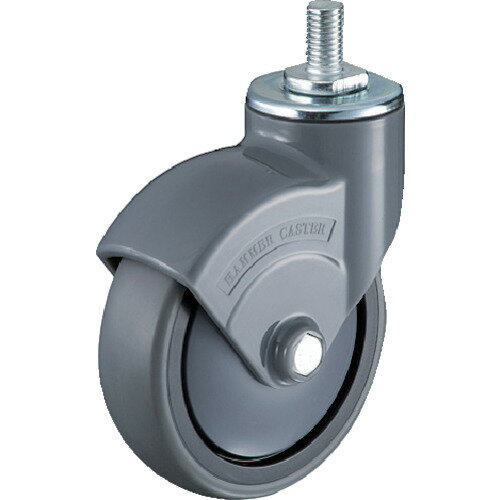 [ねじ込み式省音キャスター（エラストマー車）]ハンマーキャスター（株） ハンマー　ショッピングカー..