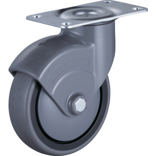 [プレート式省音キャスター（エラストマー車）]ハンマーキャスター（株） ハンマー　ショッピングカー..