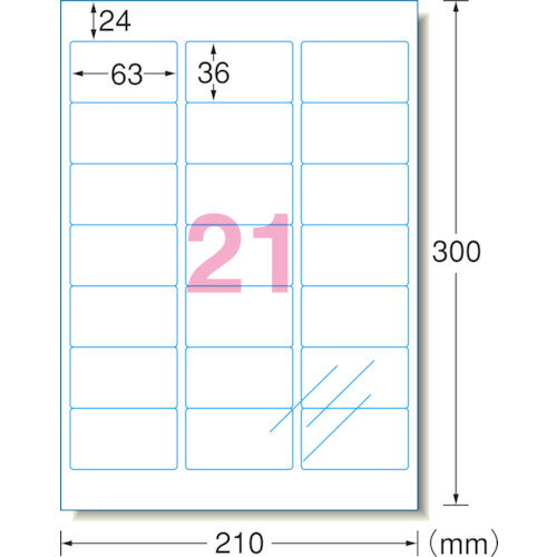 [屋外用サインラベル]スリーエム ジャパン（株） A−one 透明保護フィルム 63×36mm 79221 1PK（6枚）【7..