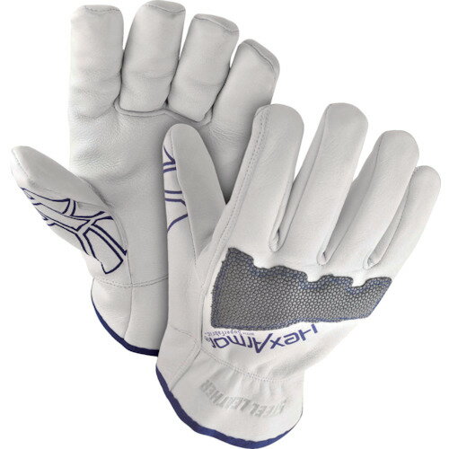 [耐切創手袋（特殊繊維）]【送料無料】HexArmor社 HEX ARMOR スチールレザー3 5033 L 754087 1双【780-9484】【北海道・沖縄送料別途】【smtb-KD】