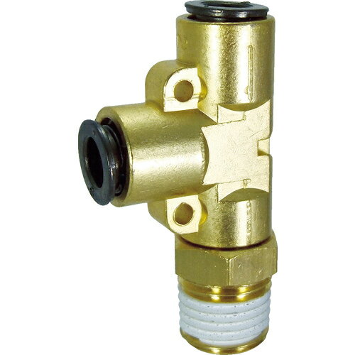 ■[チューブ継手]千代田通商（株） チヨダ チューブ継手 フジメイルランティ（金属） 6mm・R1／4 6-02RT 1個【808-3708】【代引不可商品】【メール便1個まで対象商品】