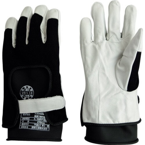 ■[絶縁手袋]渡部工業（株）　ワタベ　低圧ゴム手袋用革カバー（薄手タイプ専用）　739　1双【835-9816..