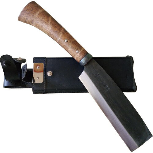 [鉈（なた）]（株）相田合同工場 SENNARI 鞘付鉈 片刃165mm AD-719 1本【159-5882】